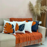 Blue Brazil Terracotta Cushion Covers Pack Of 4